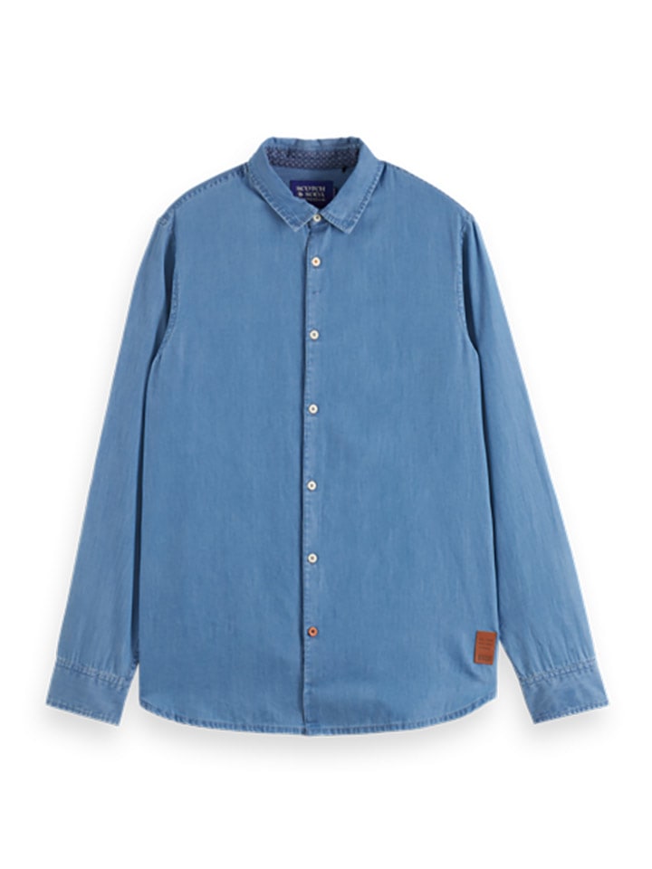 Scotch & Soda Hemd in Blau günstig kaufen