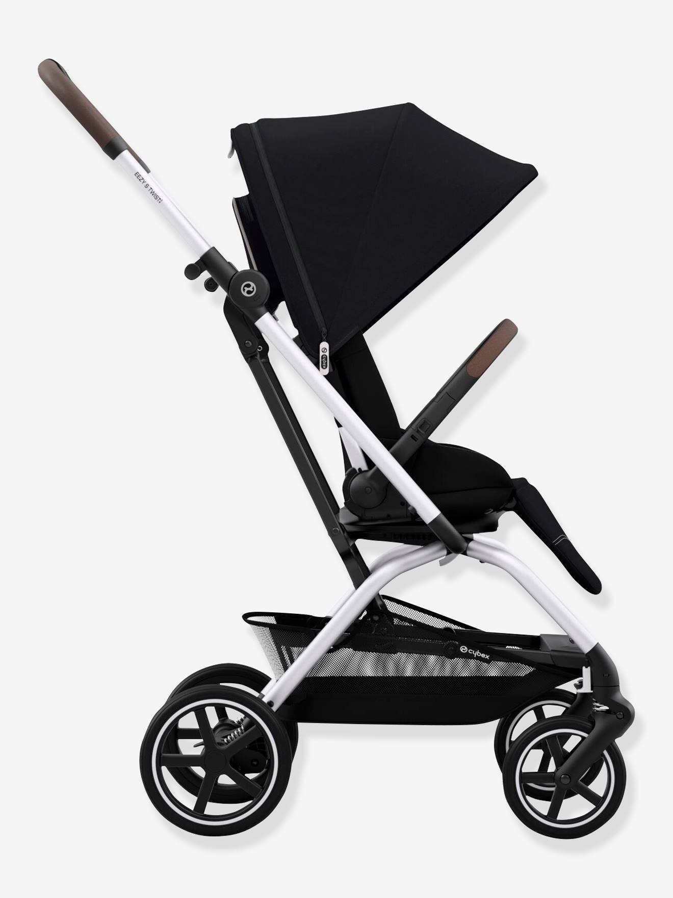 Poussette réversible tout-terrain CYBEX Eezy S Twist+ 2 noir (moon black)