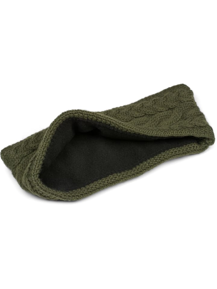 styleBREAKER Strick Stirnband in Oliv günstig kaufen onesize