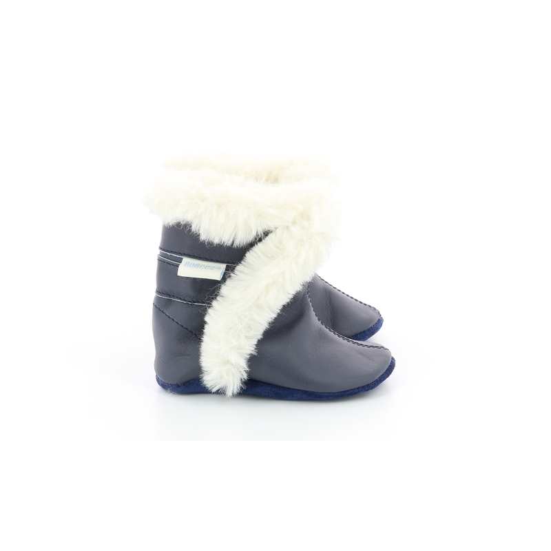 Chaussons cuir Bootie