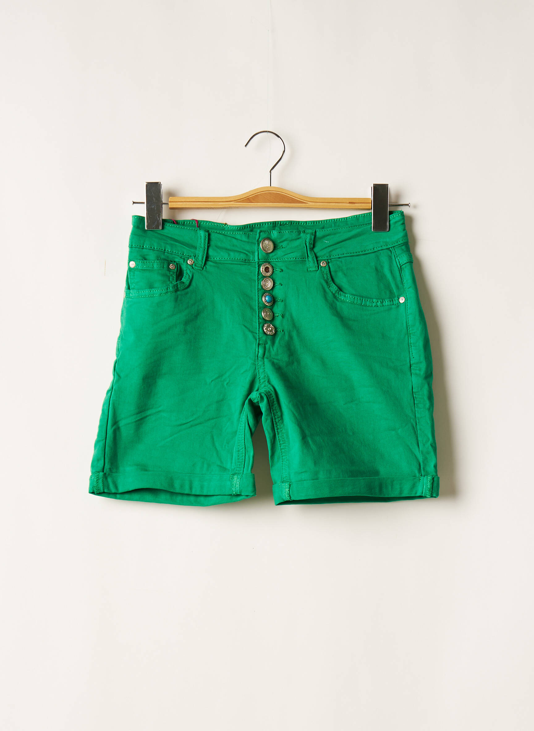 Place Du Jour Shorts 1 Femme couleur vert