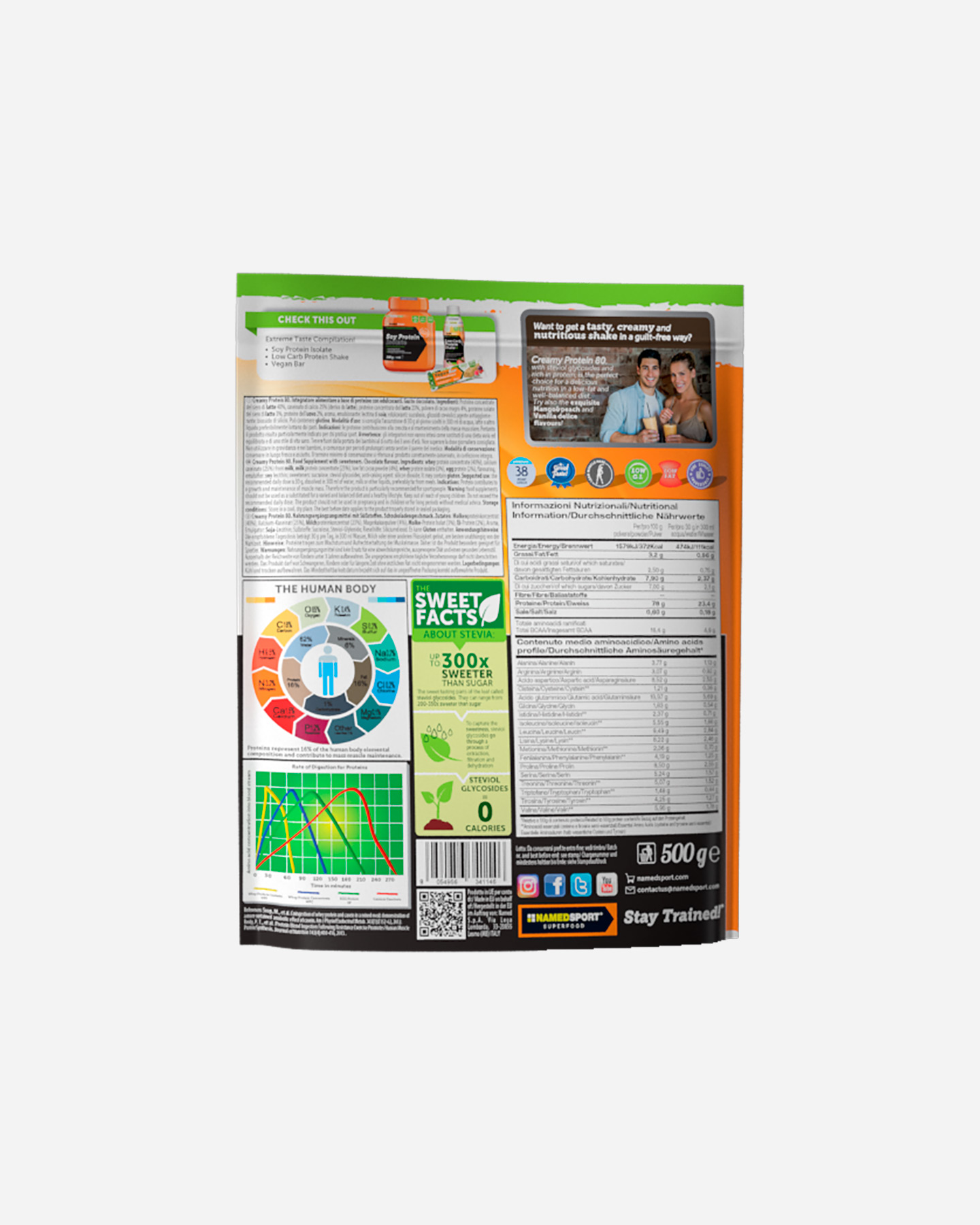 Energetico Named Sport krémový proteín 500g SP915