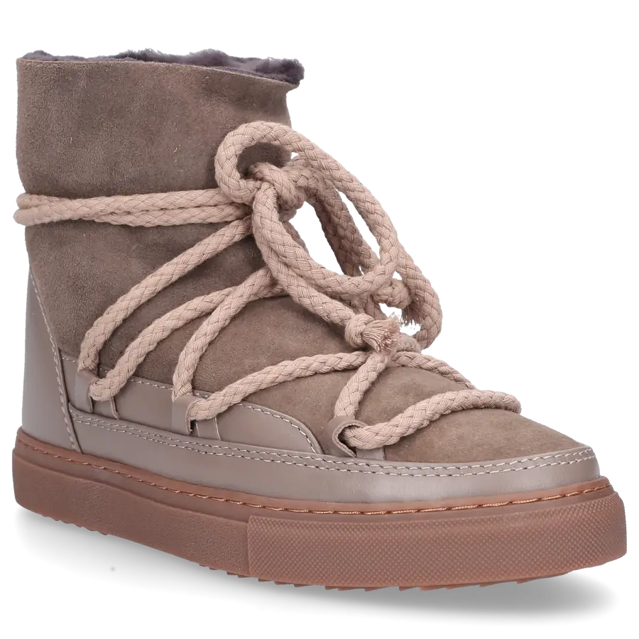 INUIKII - Snowboots CLASSIC Veloursleder - grau