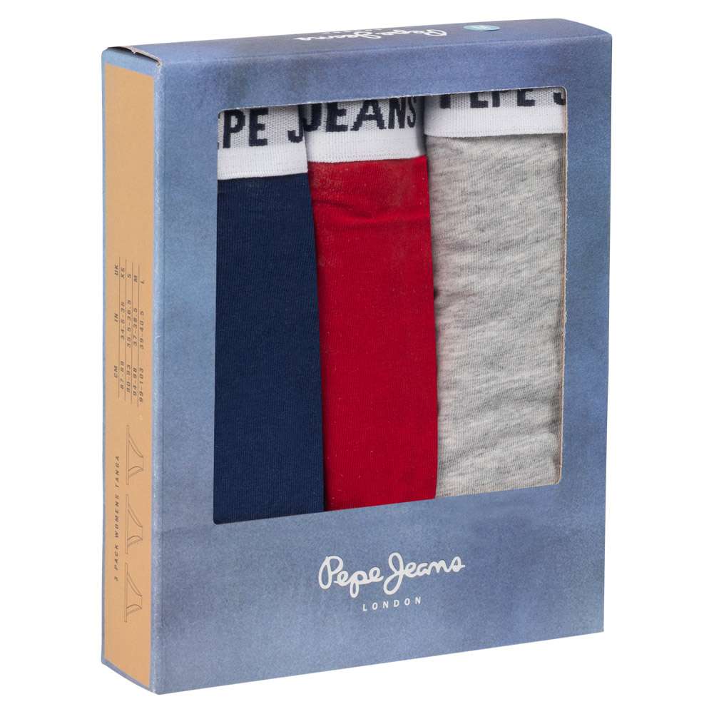 Pepe Jeans Brend Damen Slip 3er-Pack U4_F5803_PEP-594