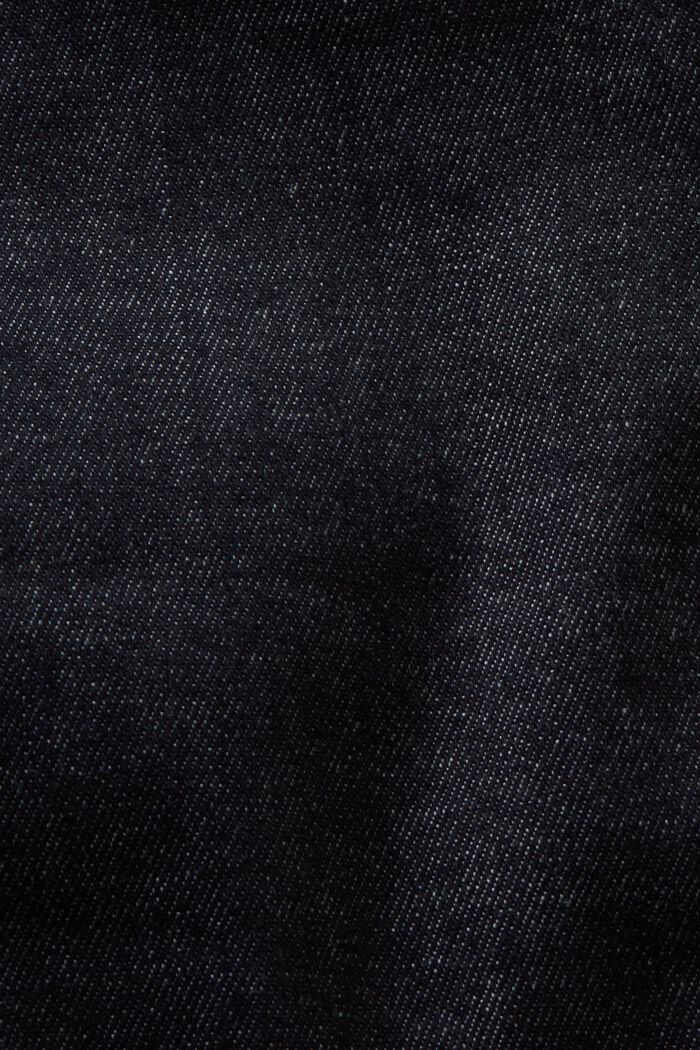 Verkürzte Racer-Bootcut-Jeans mit mittelhohem Bund