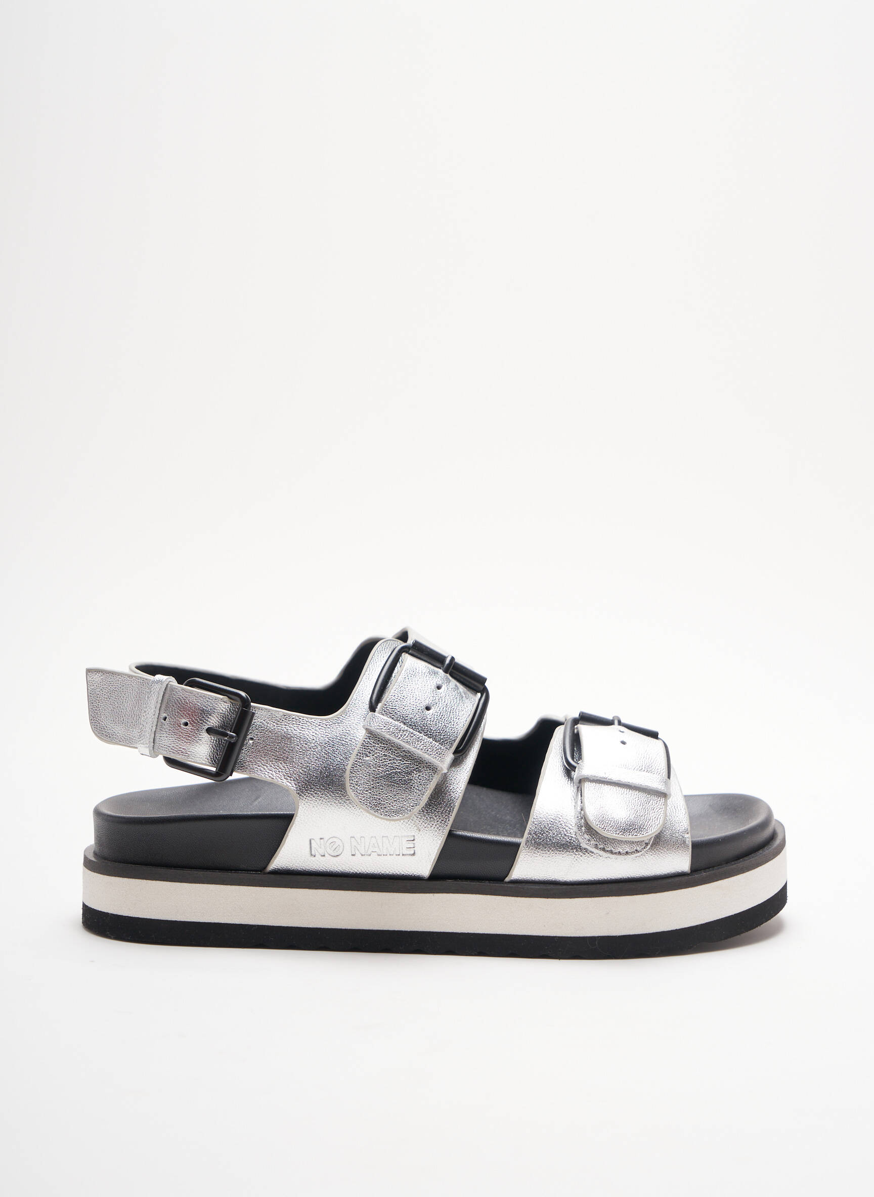 No Name Sandales Nu Pieds Femme couleur gris