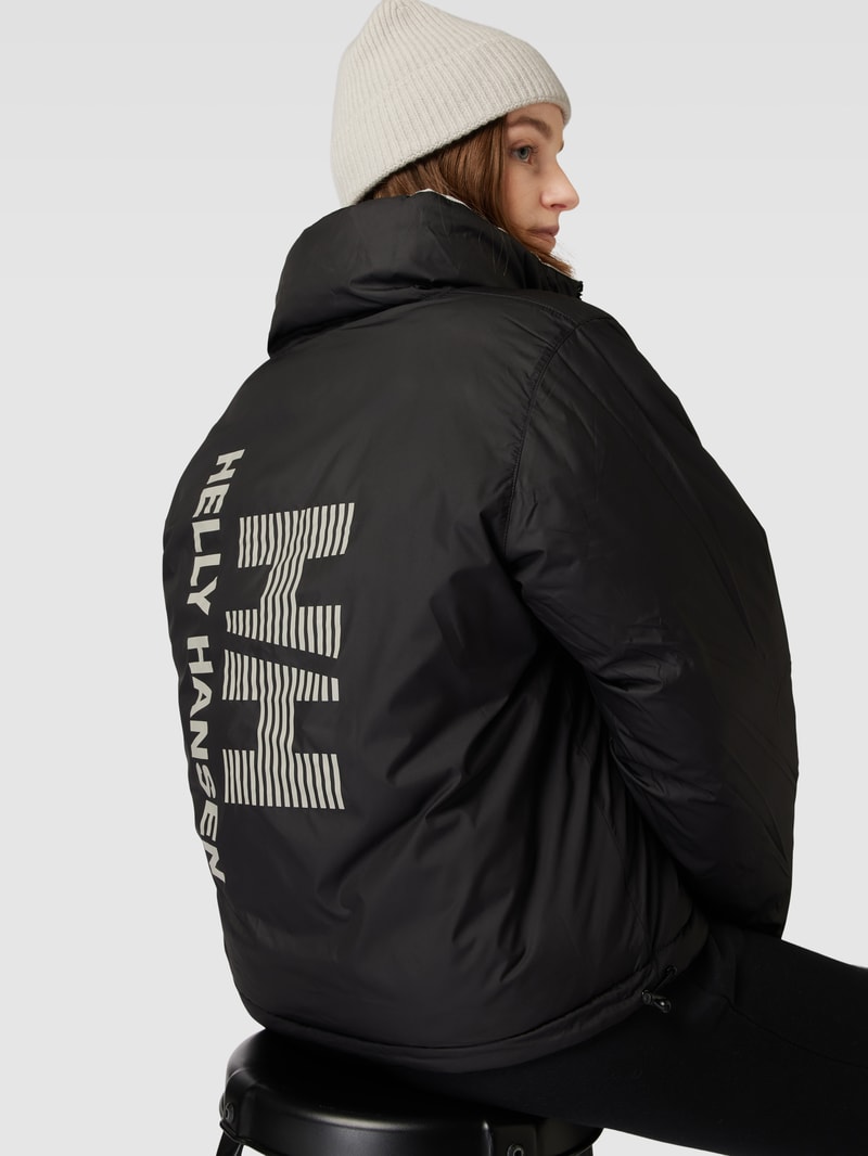 Steppjacke mit Wendefunktion in taupe