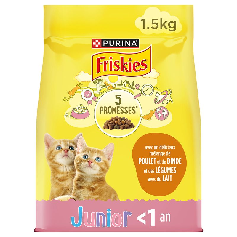 PURINA Friskies Katze mit Rind, Huhn und Gemüse