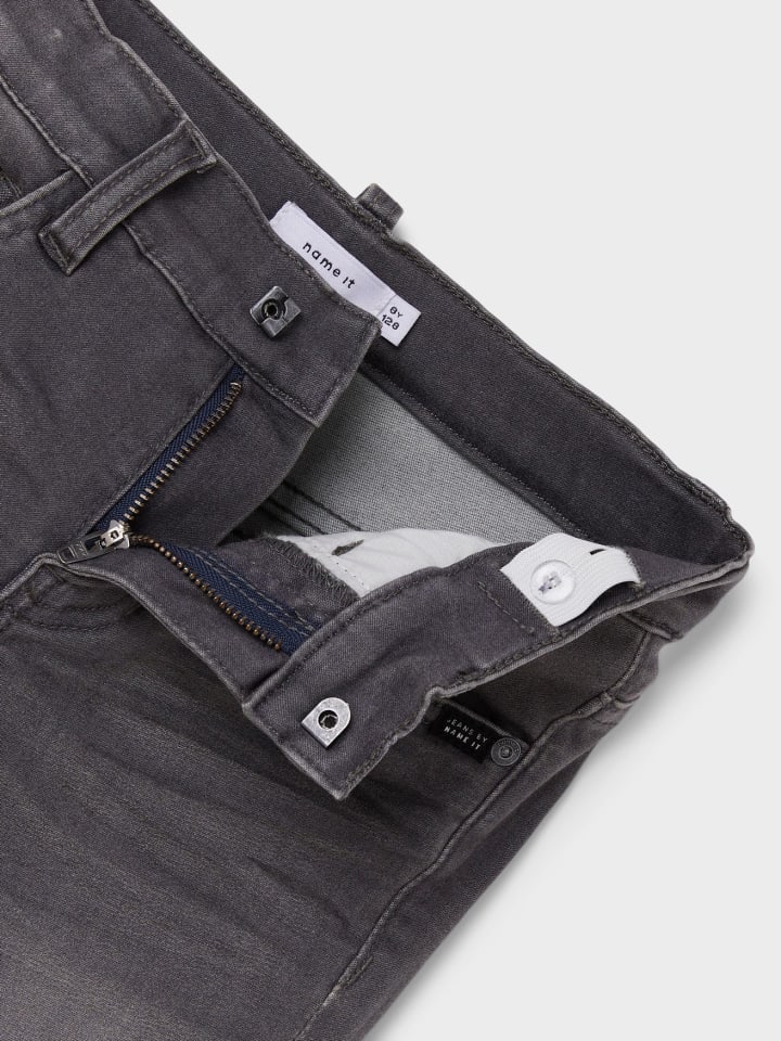 name it Stretch Jeans Slim Fit NKMTHEO in Grau günstig kaufen