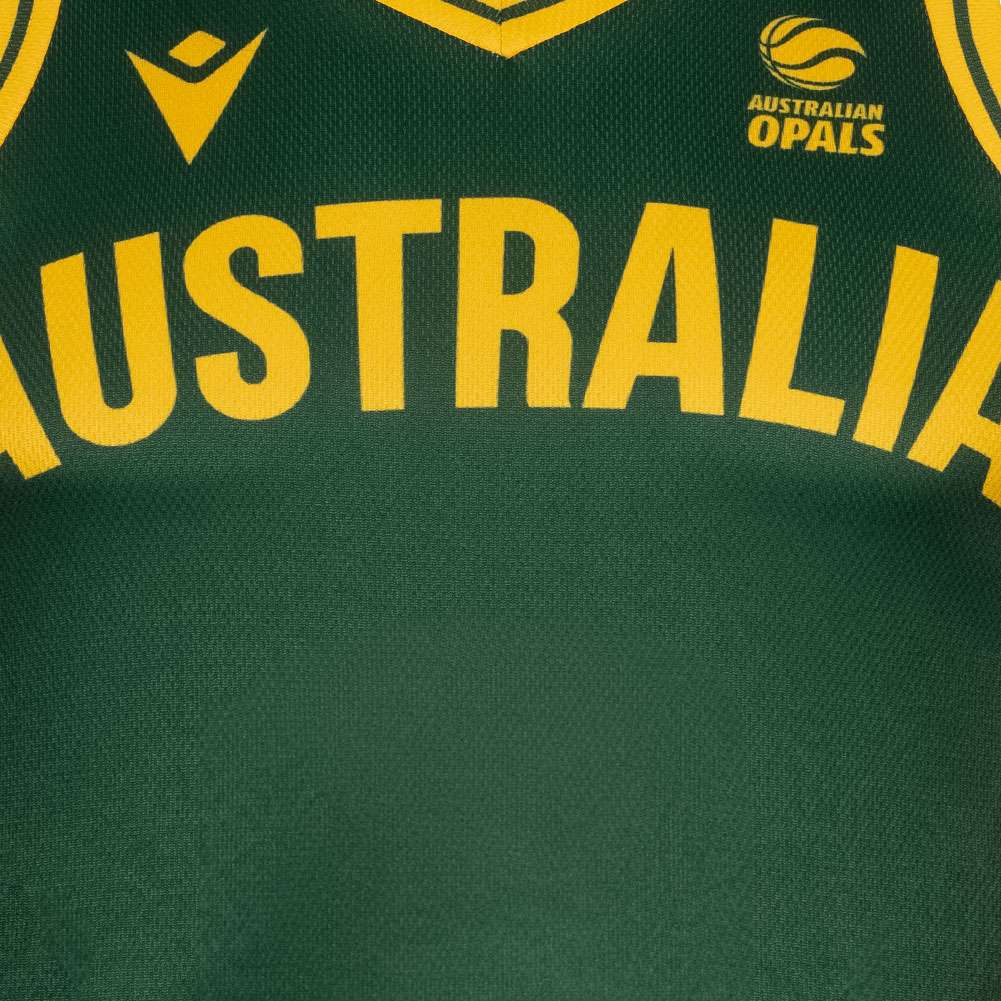 Australien Basketball macron Indigenous Damen Trikot grün
