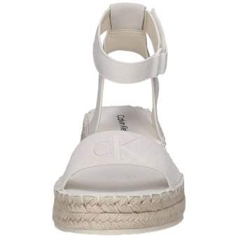 Calvin Klein Sporty Wedge Rope Sandal in weiß