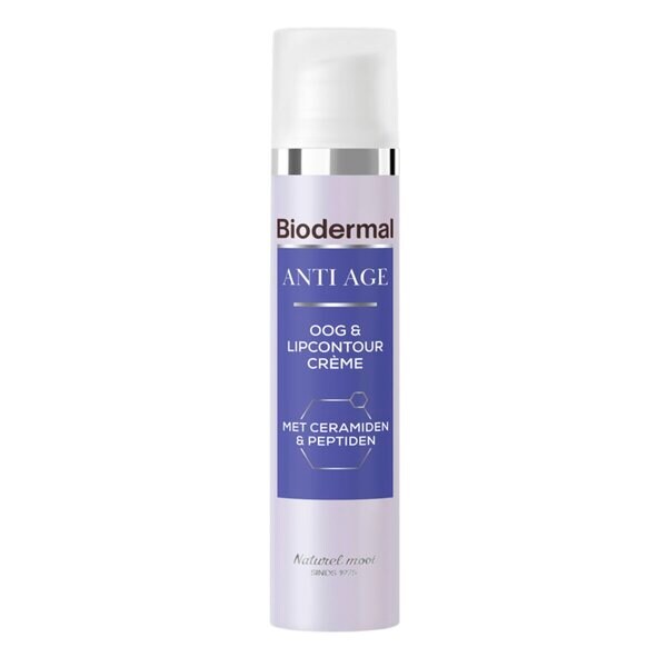 Biodermal Anti-Age silmänympärysiho- ja huulivoide 15ml