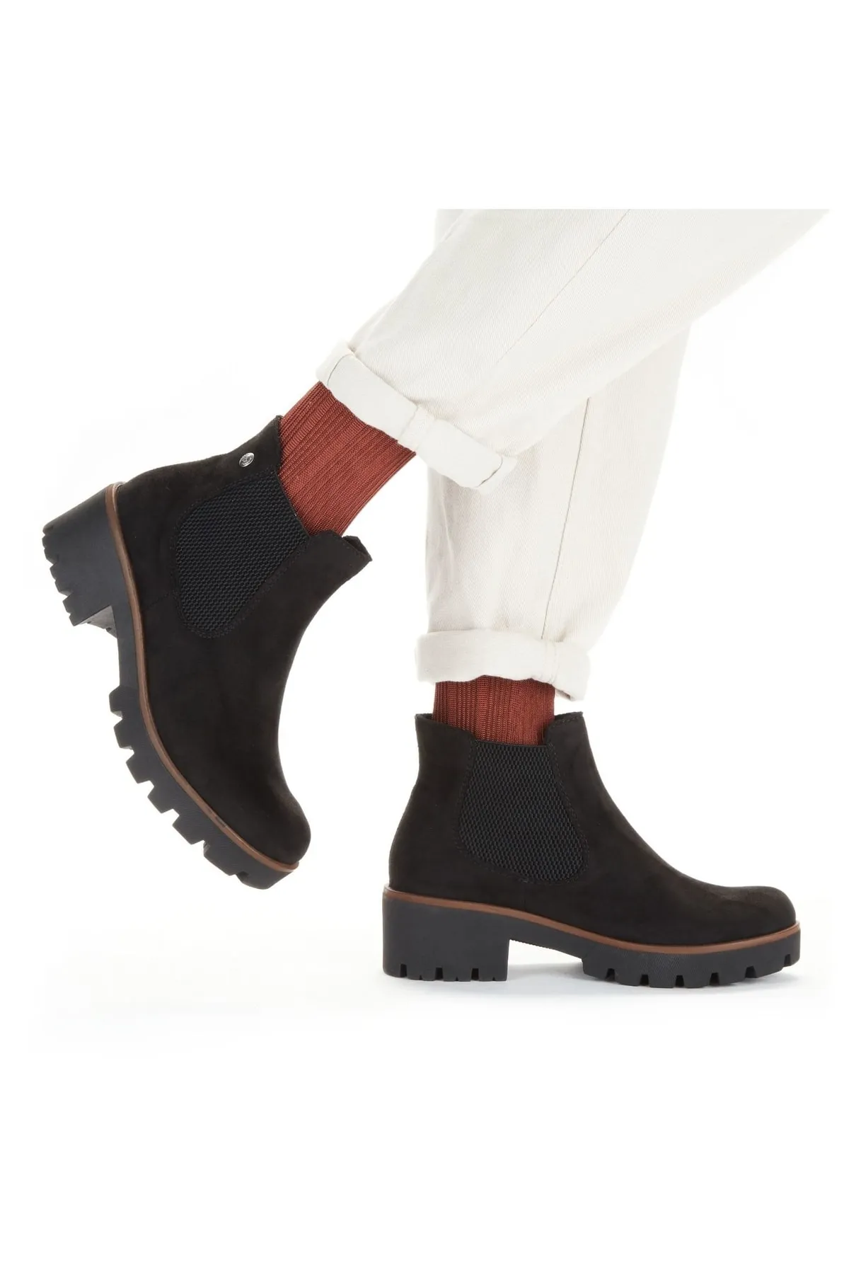 Rieker  Stiefelette - Schwarz - Blockabsatz