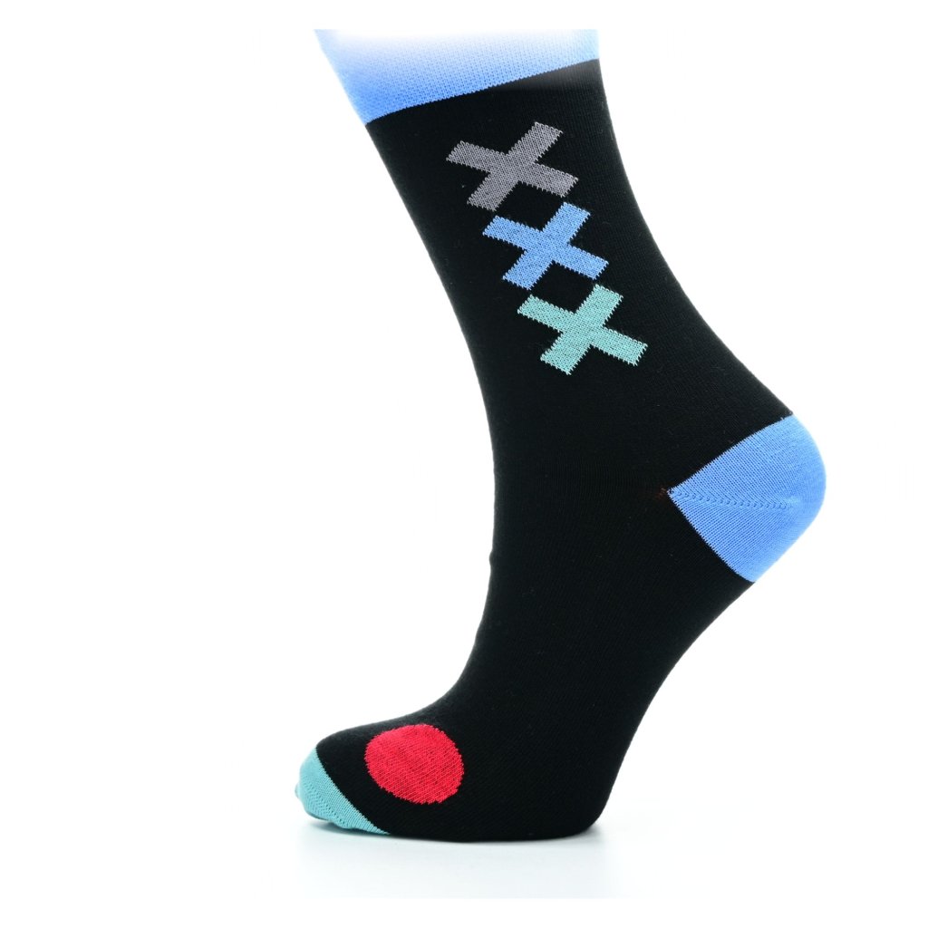 Footic Tic Tac Toe Barfußsocken, 2 Paare