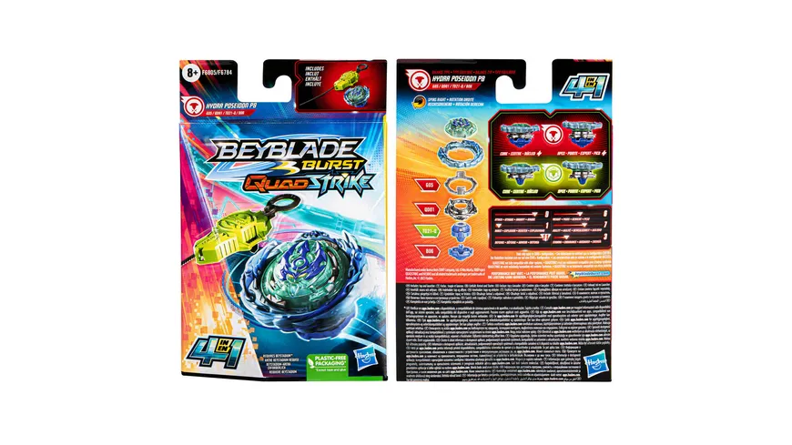 Hasbro - Beyblade Burst QuadStrike Starter Pack, 1 Stück, sortiert