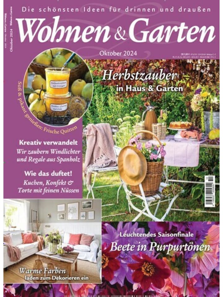 Hubert Burda Media 12 x WOHNEN & GARTEN Zeitschrift (Gutschein für Jahres Abo) günstig kaufen onesize