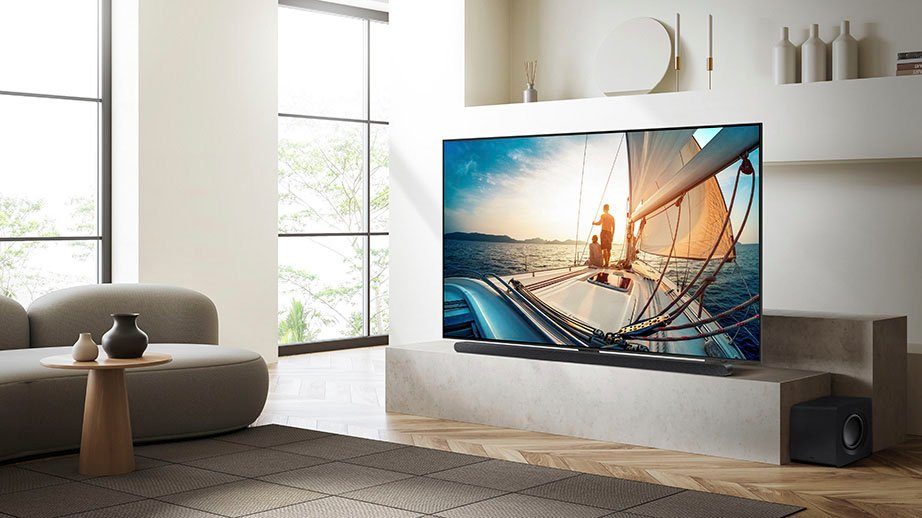 Samsung GQ75QN90CAT LED-Fernseher (189 cm/75 Zoll, Smart-TV, Neo Quantum HDR+, Neural Quantum Prozessor 4K, Dolby Atmos & OTS)
