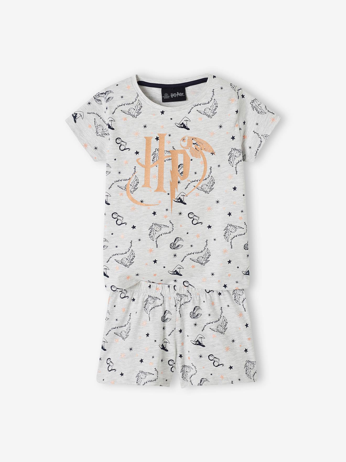 Pyjashort fille Harry Potter® gris chiné