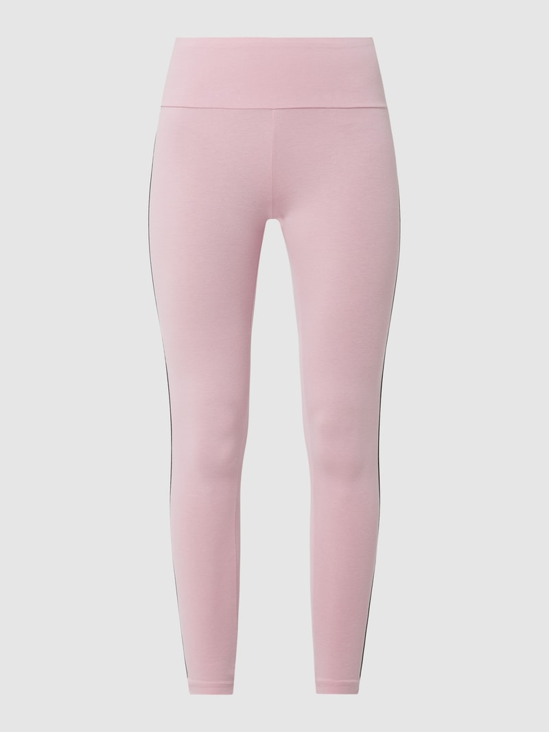 Leggings mit Logo-Streifen in rosa