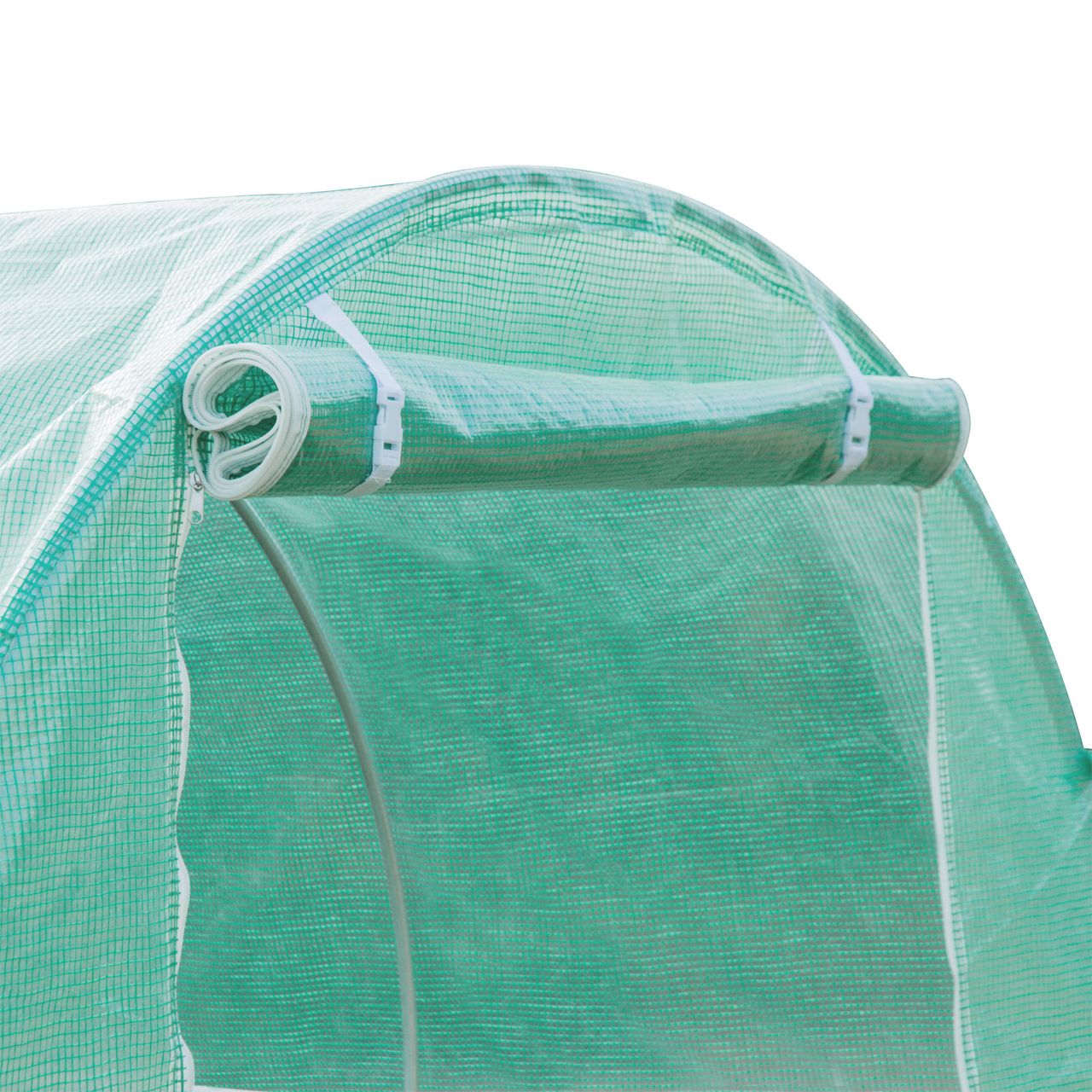 Outsunny Polyethylenfolie 3x2x2m Ersatzfolie mit 6 Fenster für Folientunnel