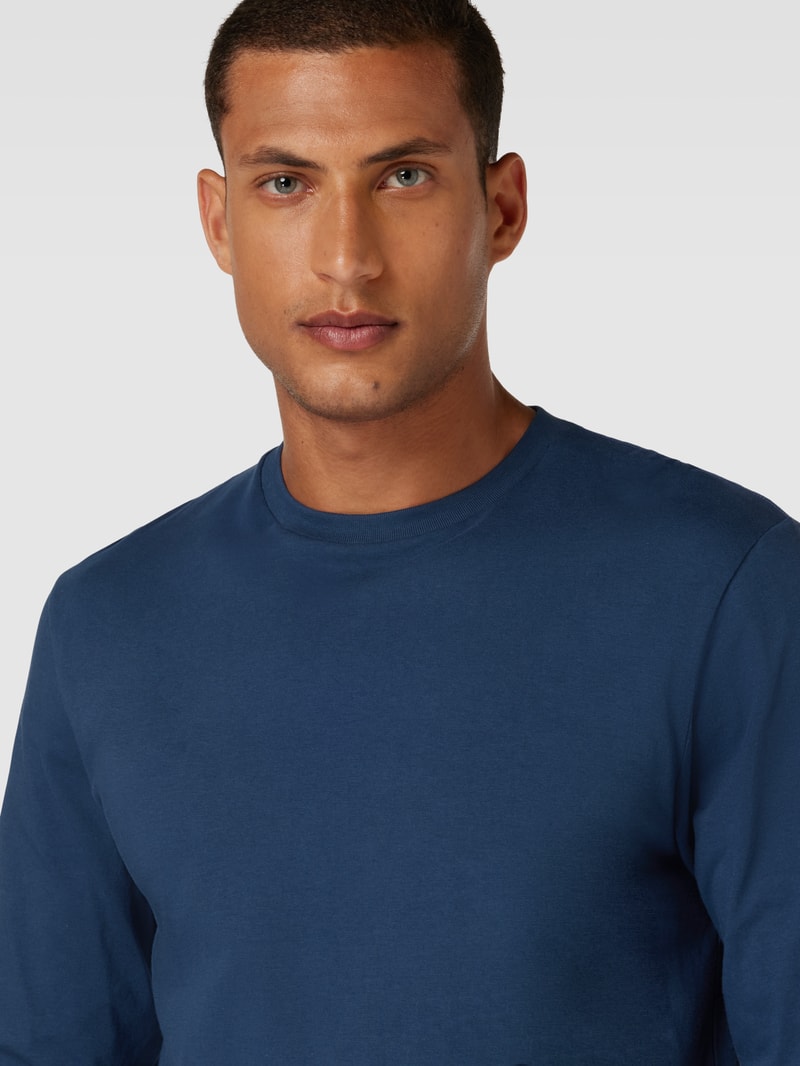 Longsleeve mit Rundhalsausschnitt in jeans