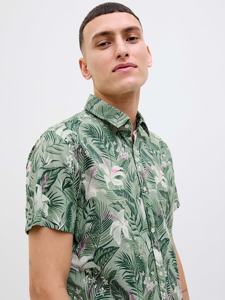 Jack & Jones Hemd - Regular fit - in Grün günstig kaufen