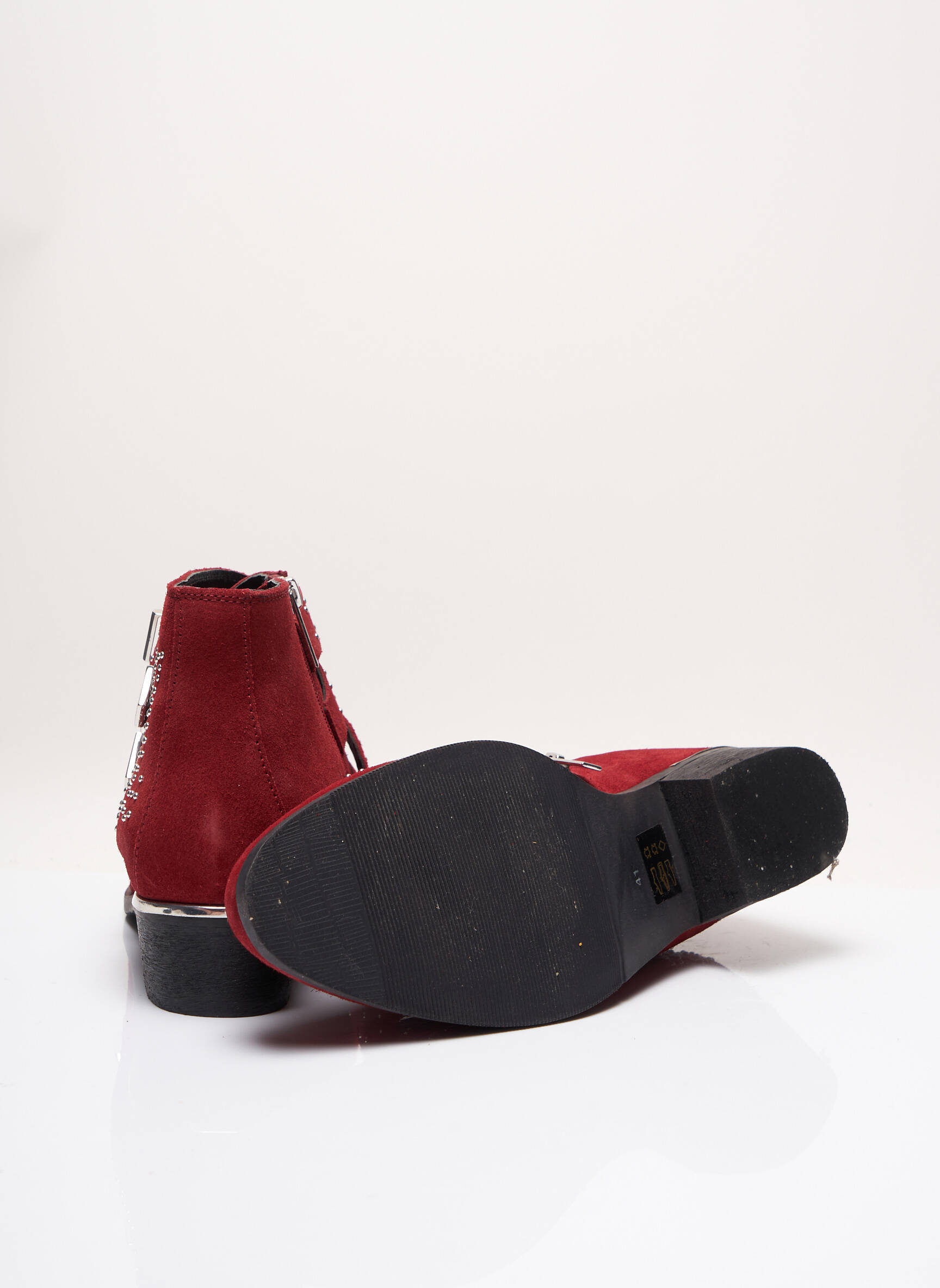 Bronx Bottines Femme couleur rouge