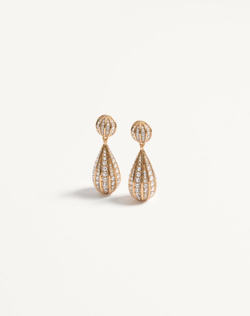 Poetiques Des Gouttes oorbellen van metaal en Swarovski® kristallen