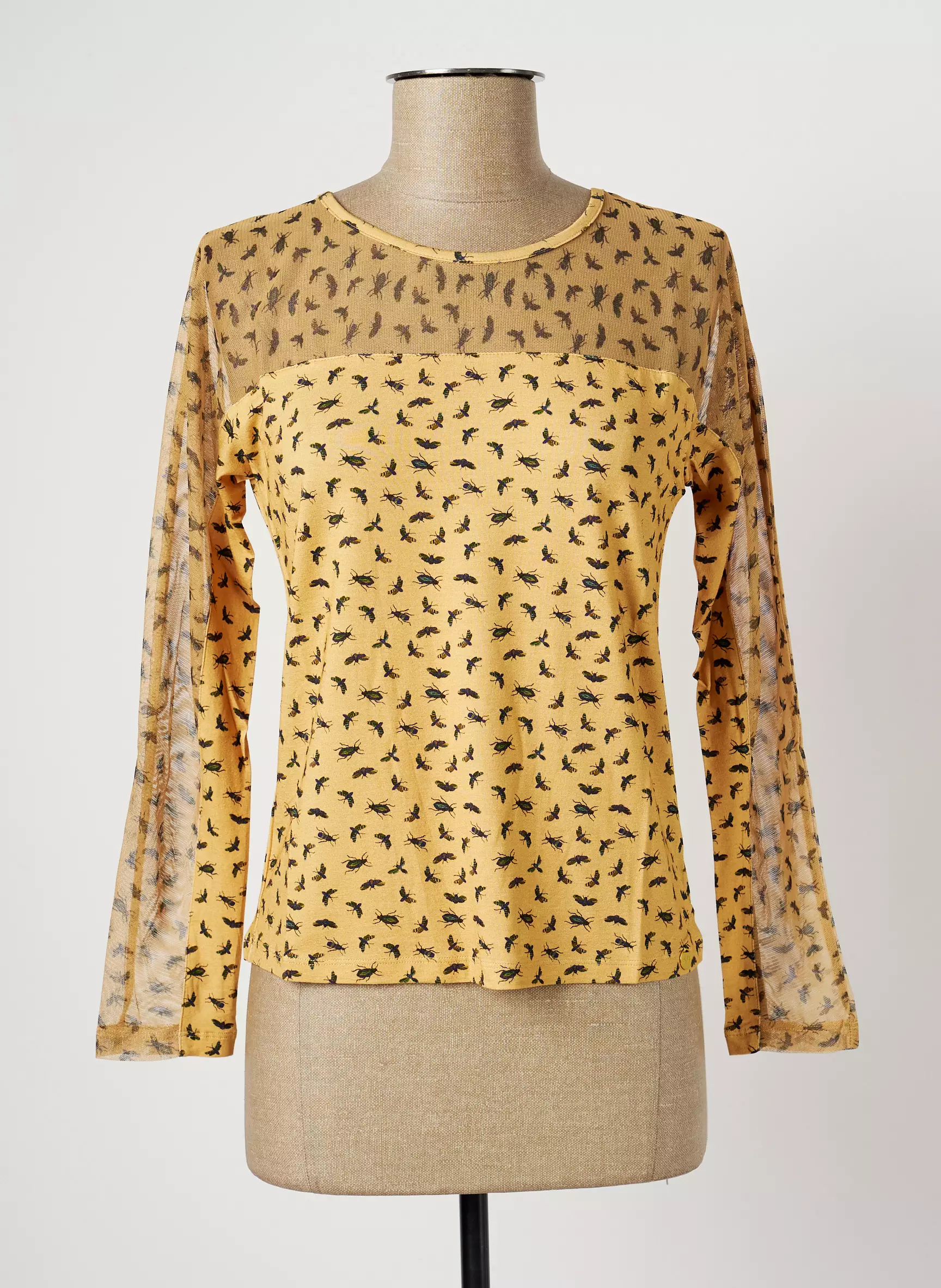 Paul Brial Tshirts Femme couleur jaune