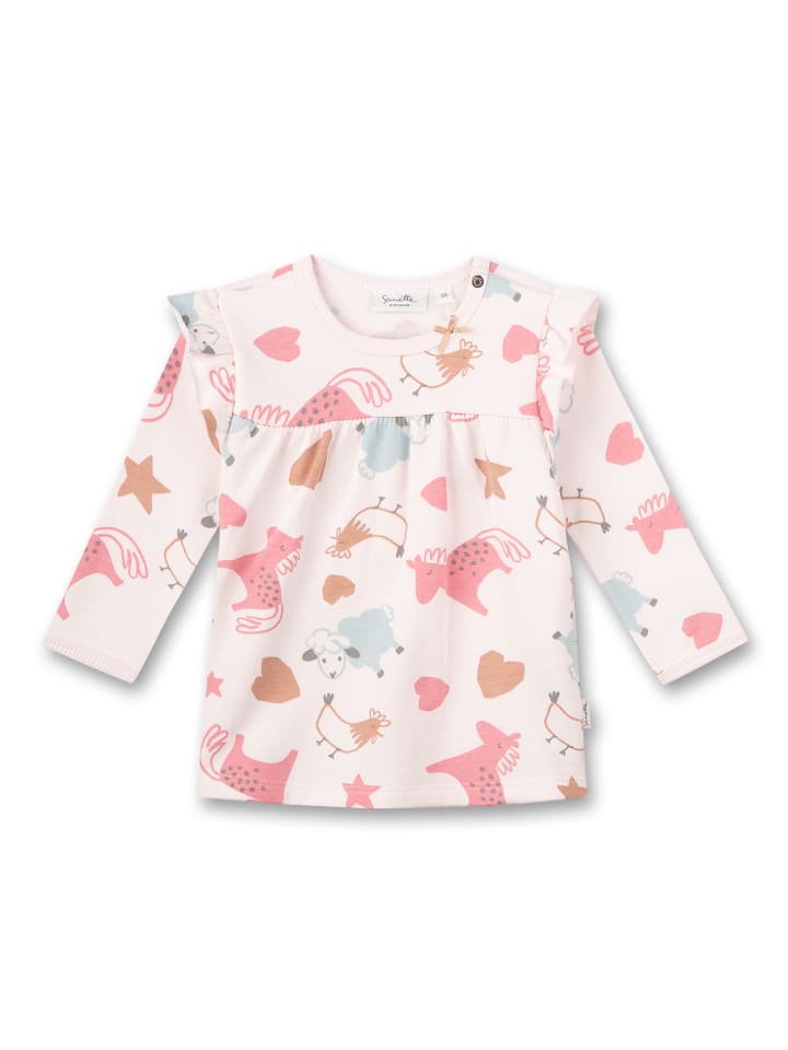 Sanetta Jerseykleid in Rosa günstig kaufen 86