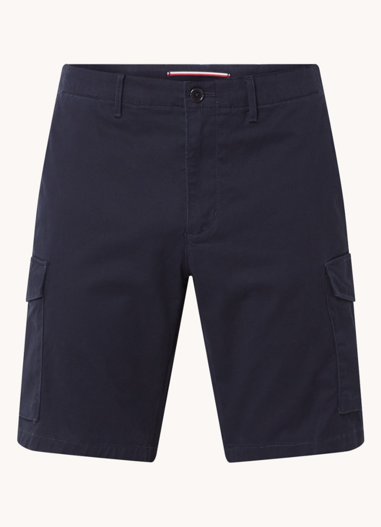 Pantaloni scurți cargo Tommy Hilfiger Harlem cu croială dreaptă și buzunare cu clapă