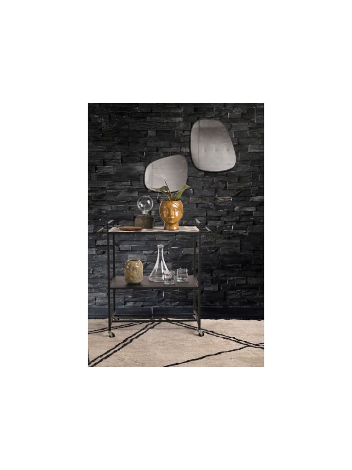 Villa Collection Spiegel Venja in Schwarz günstig kaufen 40 x 34 cm