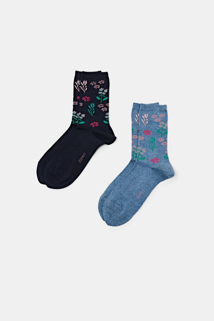 2er-Set gemusterte Socken