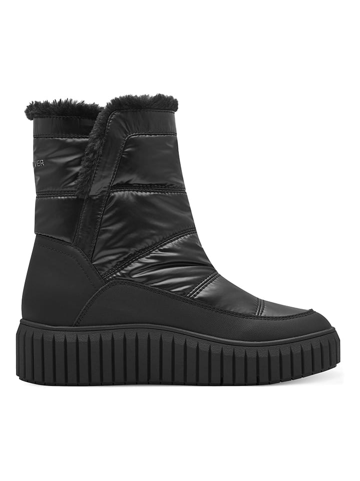 s.Oliver Winterboots in Schwarz günstig kaufen