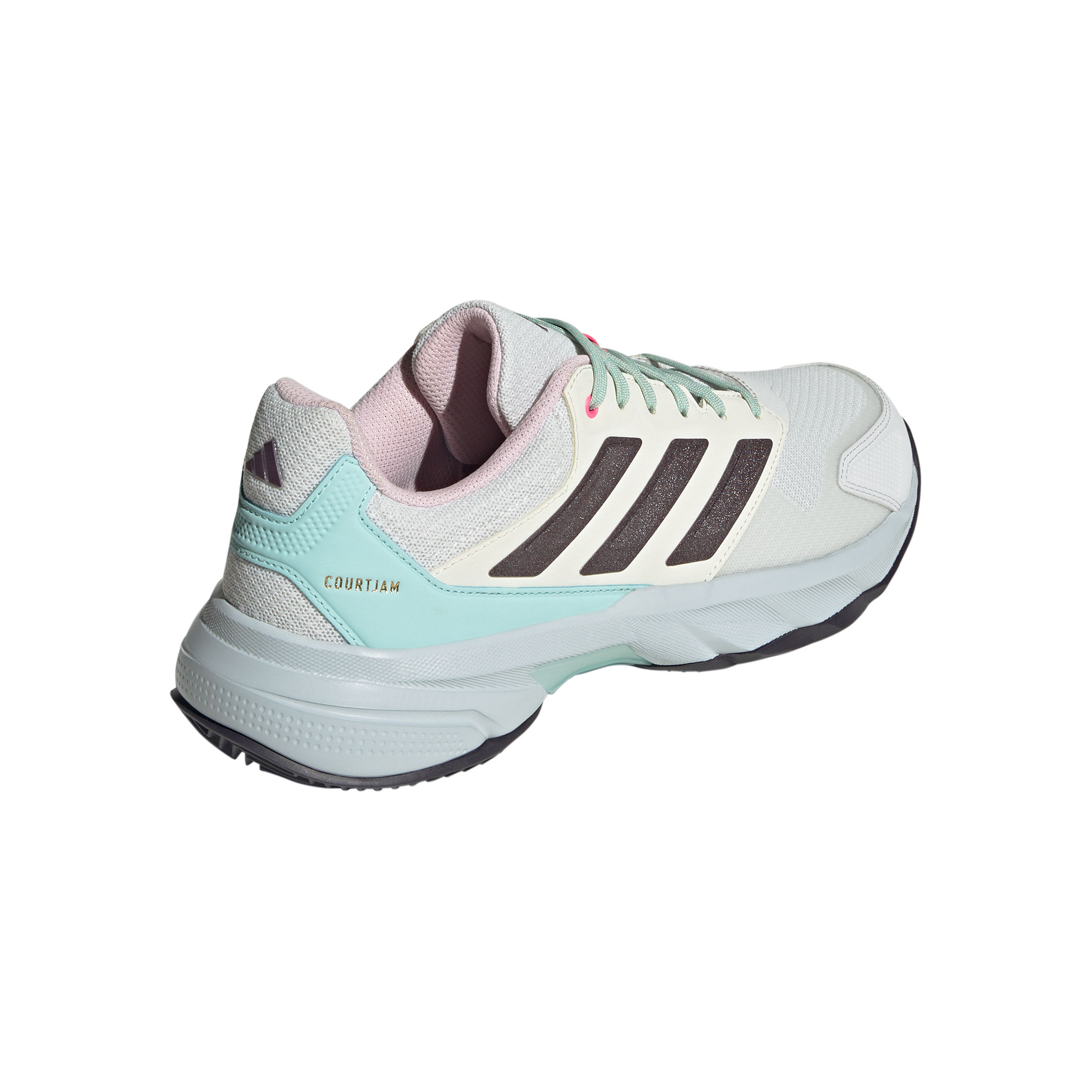 CourtJam Control 3 Sandplatzschuh Herren - Weiß, Grau