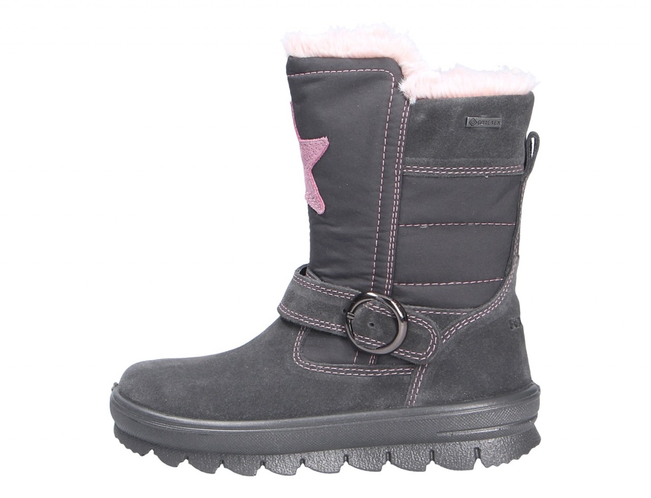 SUPERFIT Stiefel Mädchen grau Schuh Textil  FLAVIA