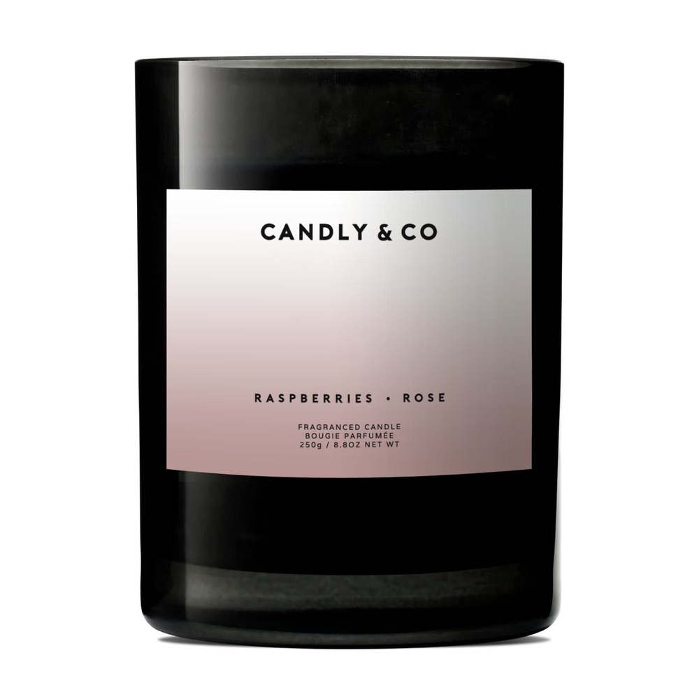 candly&co Bougie No.7 Framboises, Rose Bougie
