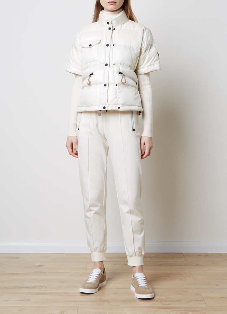 Doudoune Moncler avec garnissage en duvet et capuche