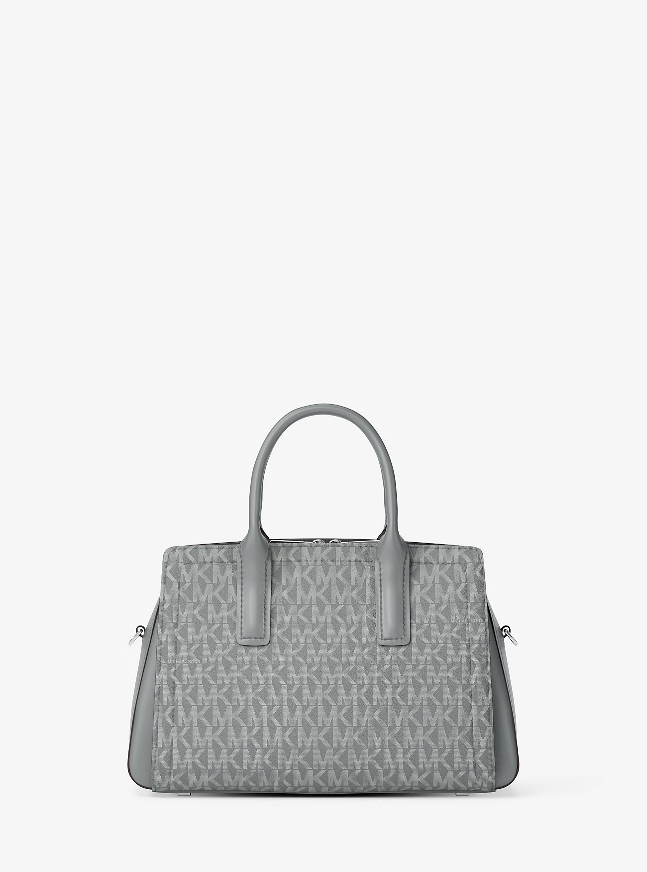 Laila Small Signature Logo Satchel - STORM