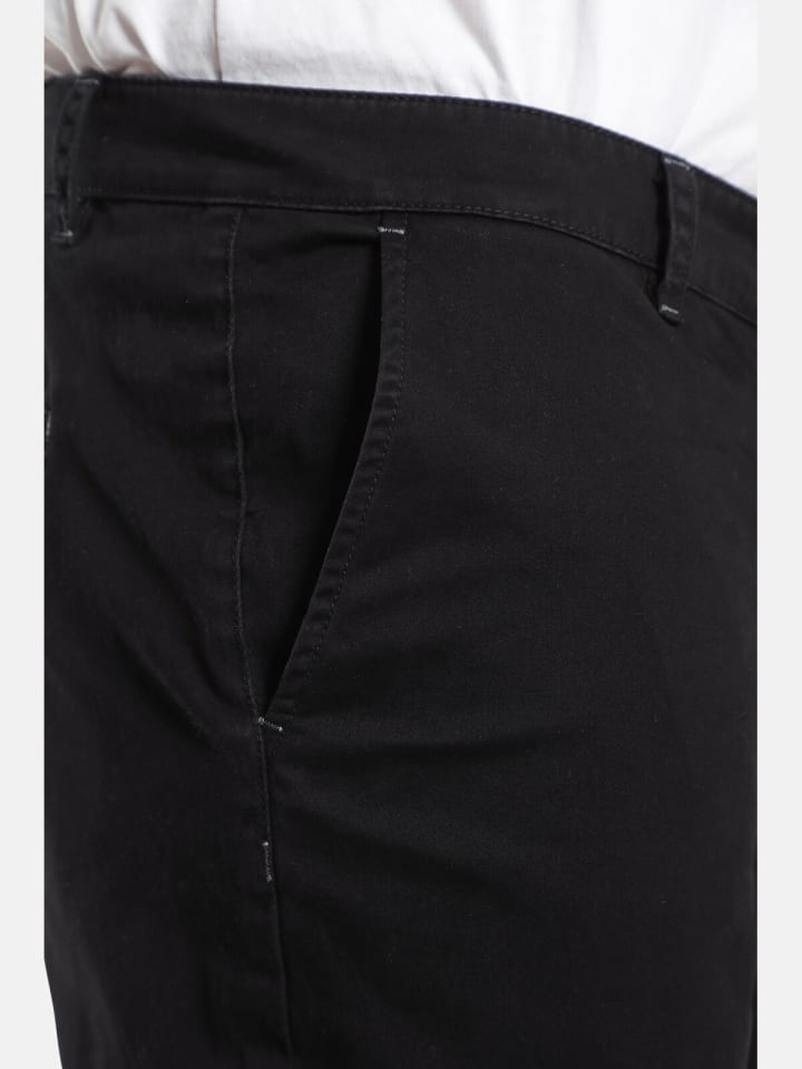 Charles Colby Tiefbundhose BARON HIAS in schwarz günstig kaufen