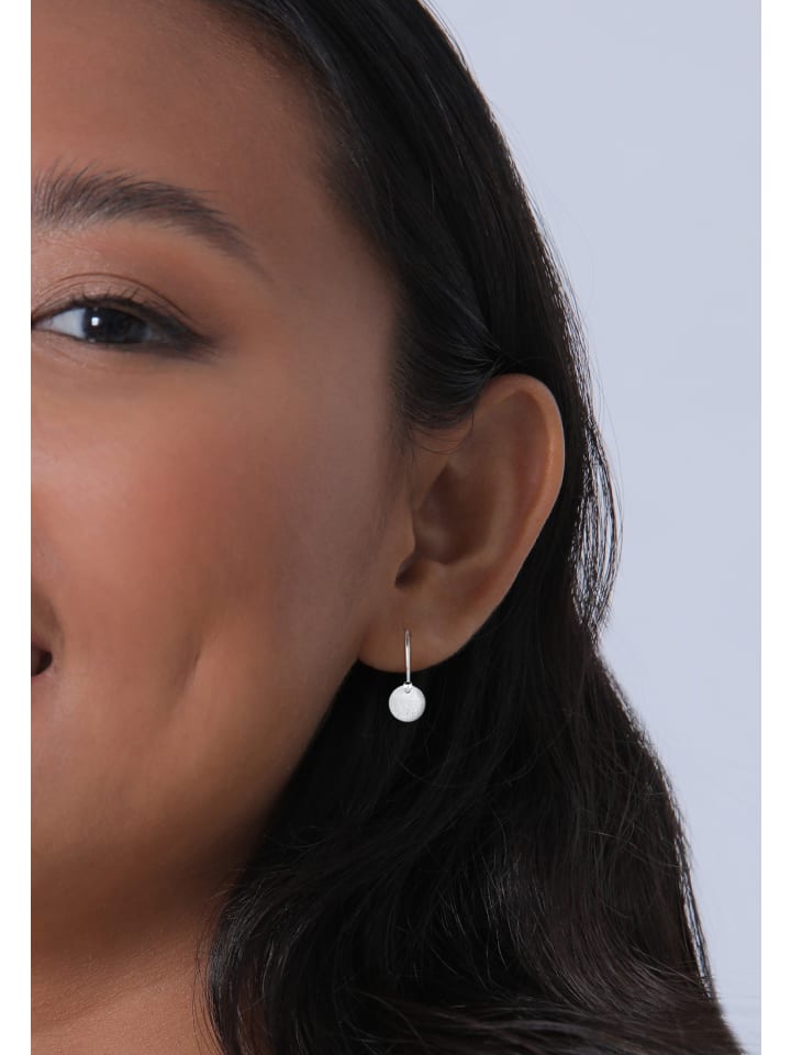 Elli Ohrringe 925 Sterling Silber Kreis, Geo in Silber günstig kaufen onesize