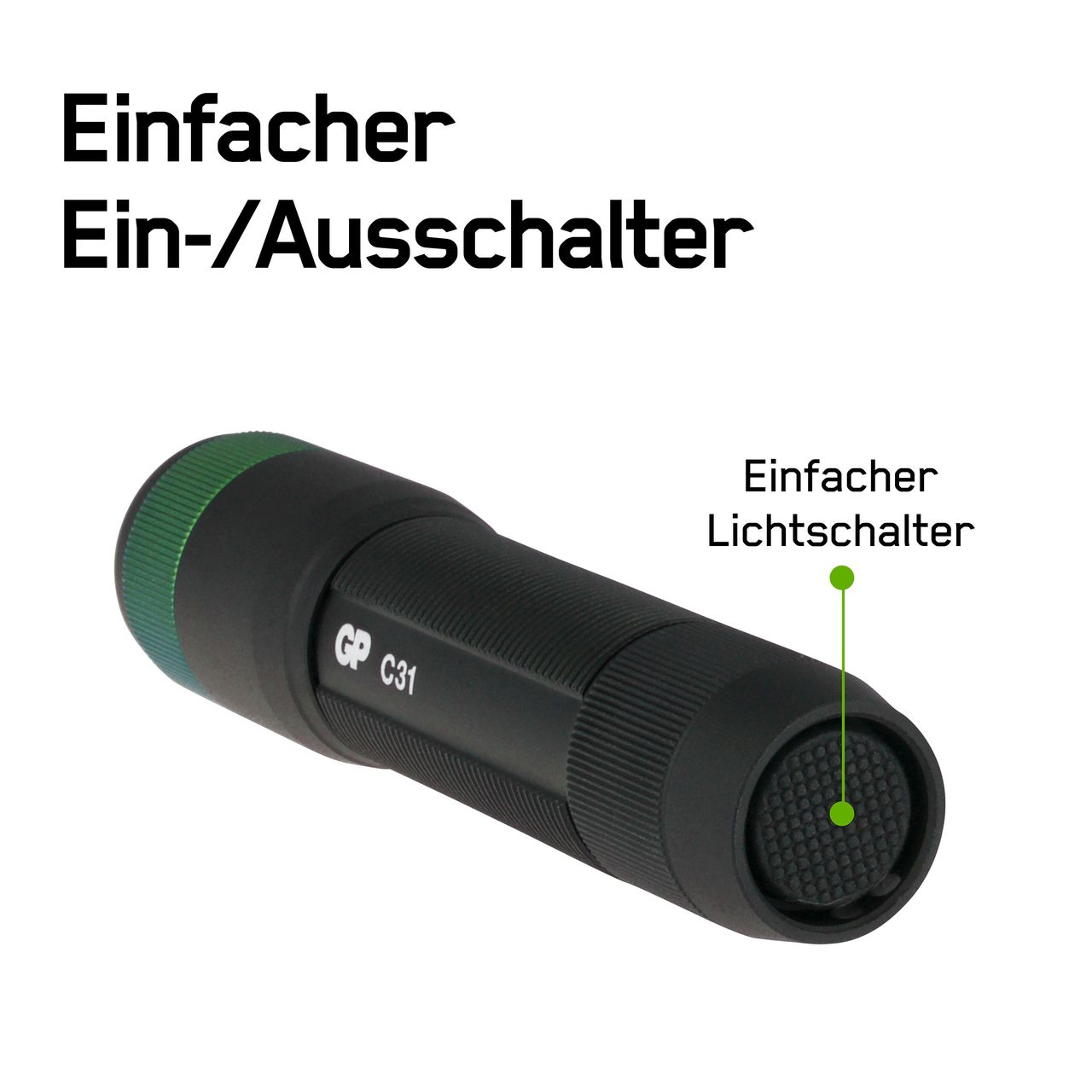 GP Battery Taschenlampe C31X