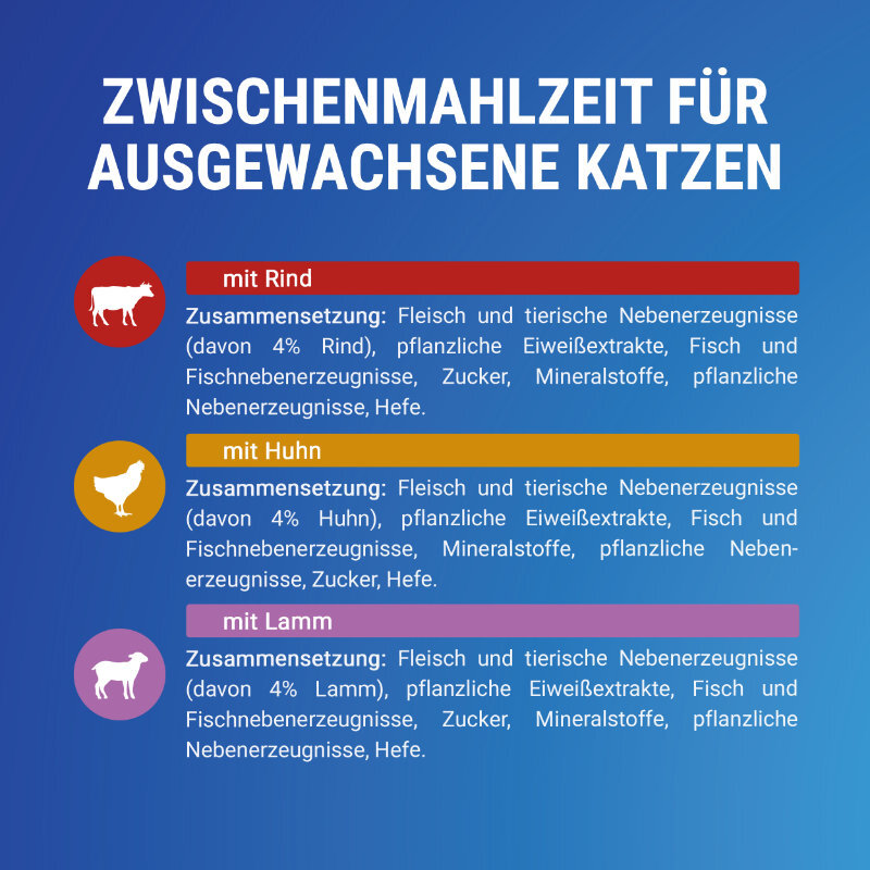 Felix Nassfutter Felix Soup Suppe 6x48g Rind, Huhn, Lamm