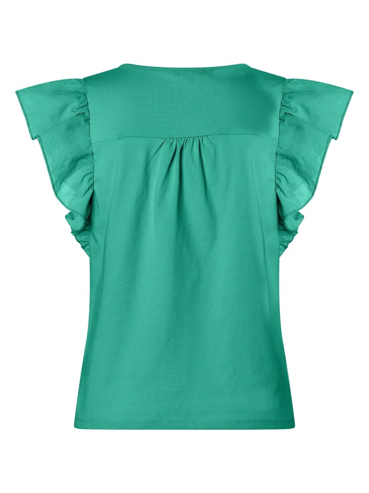 More & More Kurzarmshirt in gruen günstig kaufen