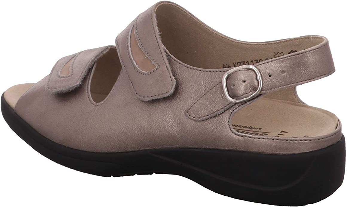 SOLIDUS Klassische Sandalen taupe Lia fango