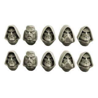 Space Knights Hooded Heads