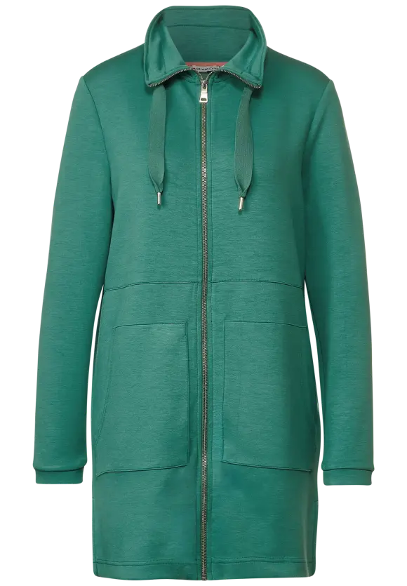 Street One Lange Sweatjacke mit Zipper