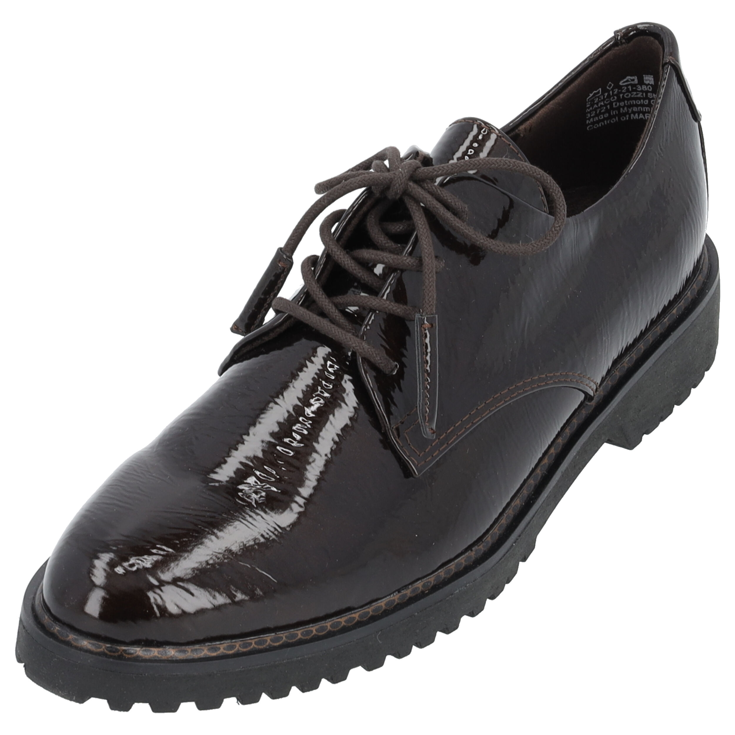 Marco Tozzi 23712, Schnürschuhe, Damen, Braun