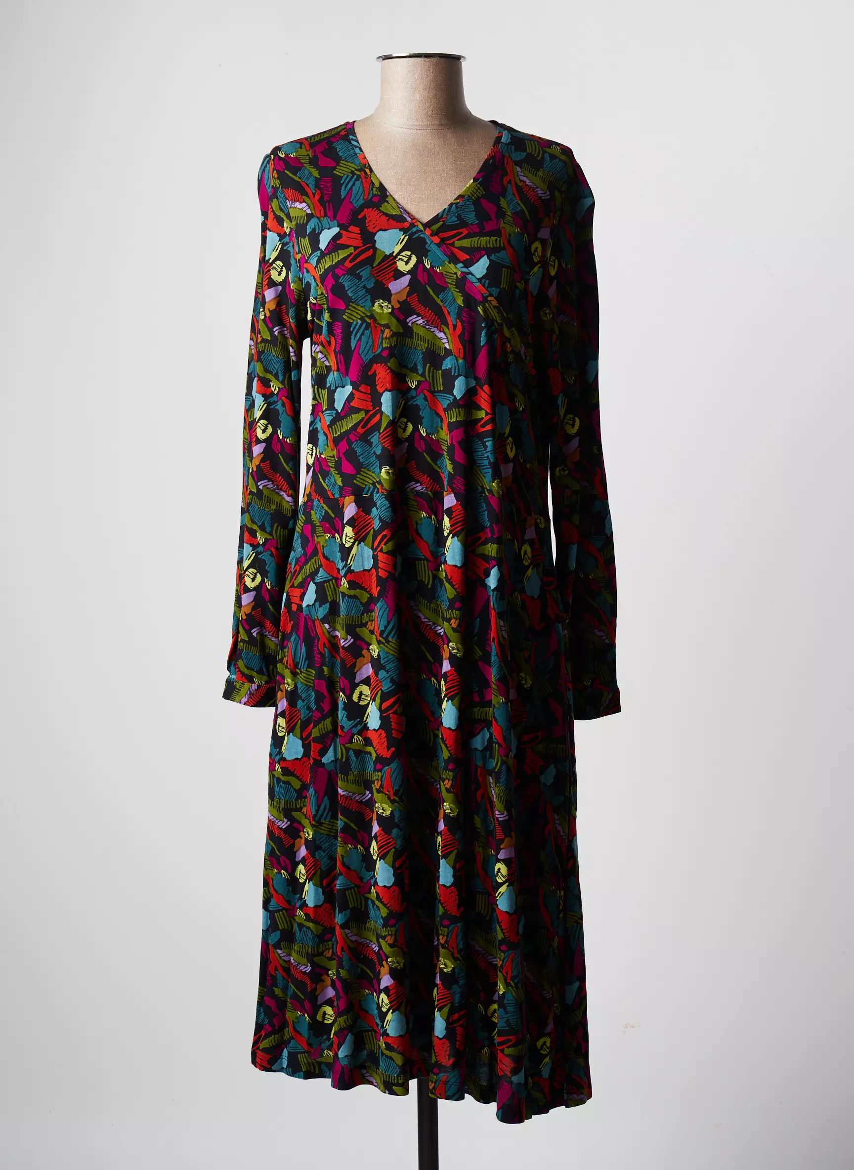 Agathe   Louise Robes Mi Longues Femme couleur noir