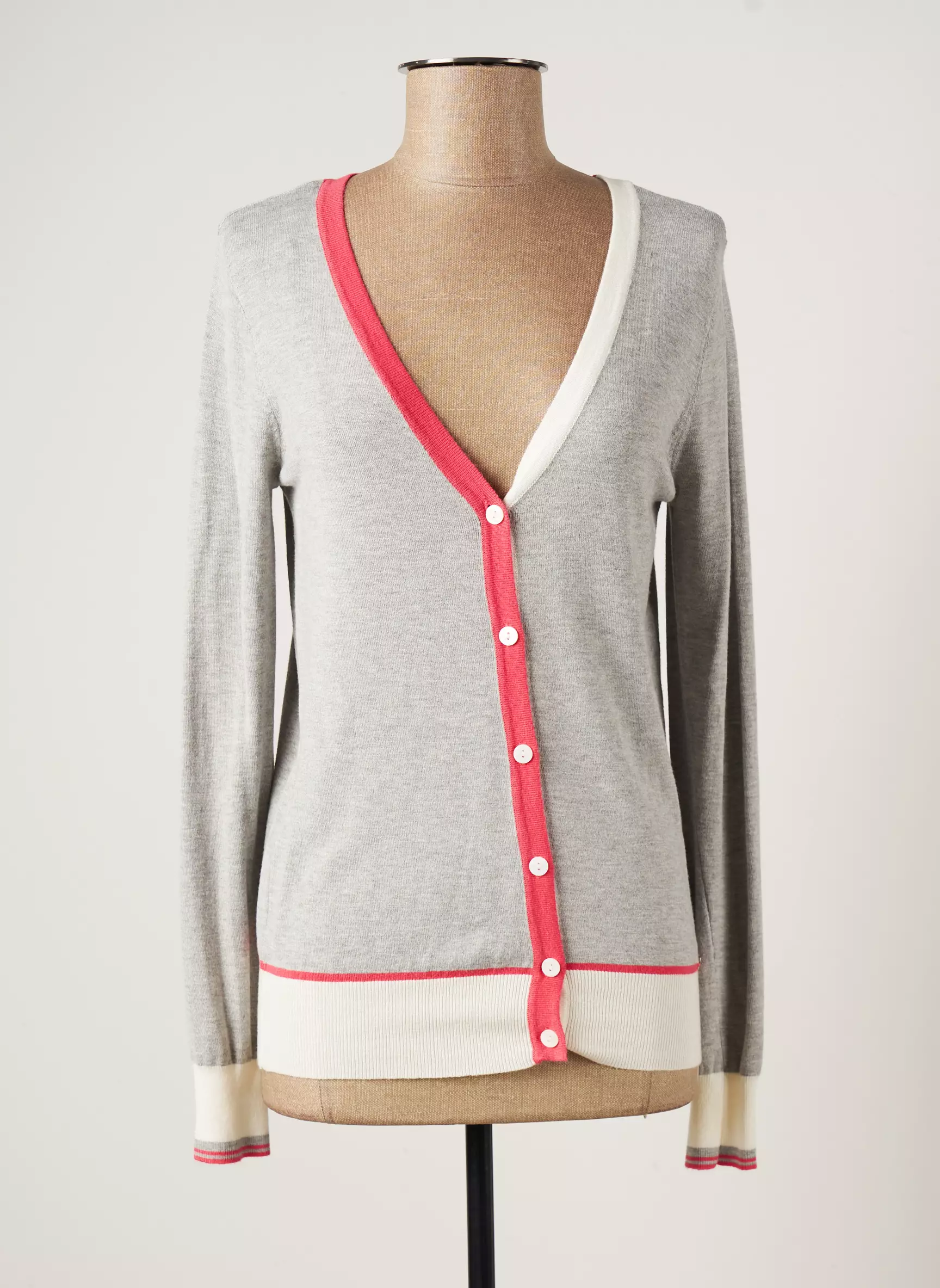 Katmai Cardigans Femme couleur gris